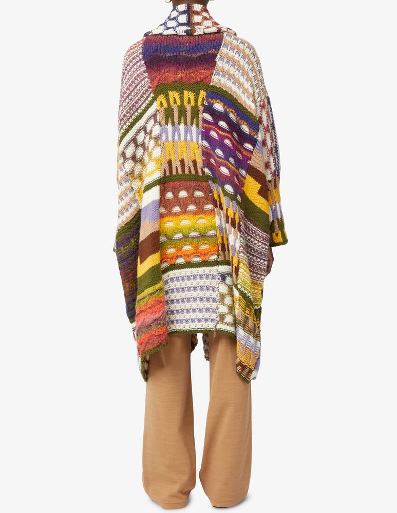 rinascente Manila Grace Poncho patchwork - Multicolor
