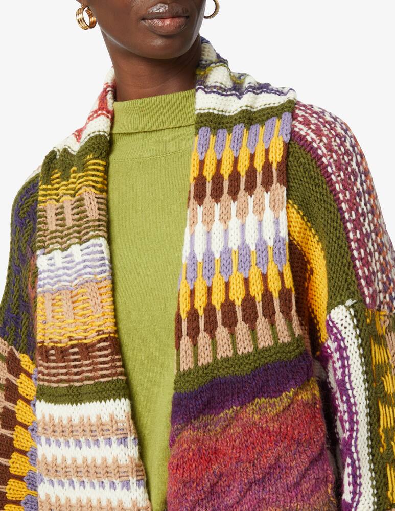 rinascente Manila Grace Poncho patchwork - Multicolor