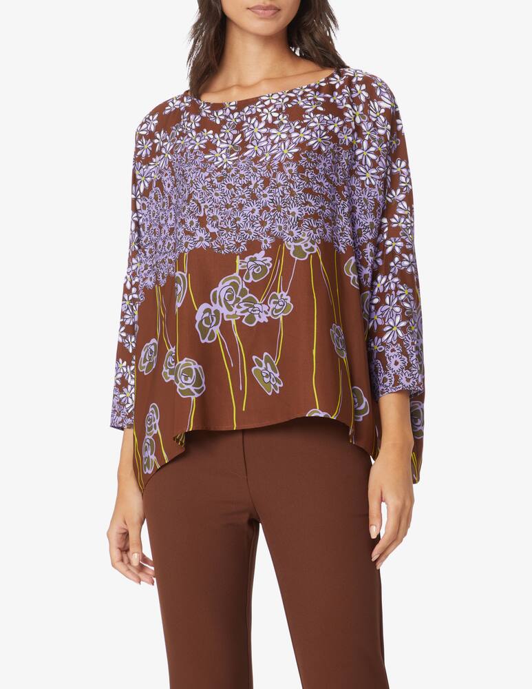 rinascente Manila Grace Scatoletta viscose blouse - Violet