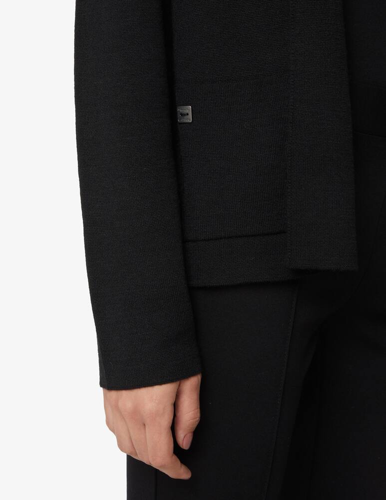 rinascente Manila Grace Wool blend slim jacket - Black