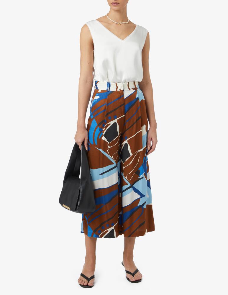 rinascente Manila Grace Pantaloni a palazzo cropped