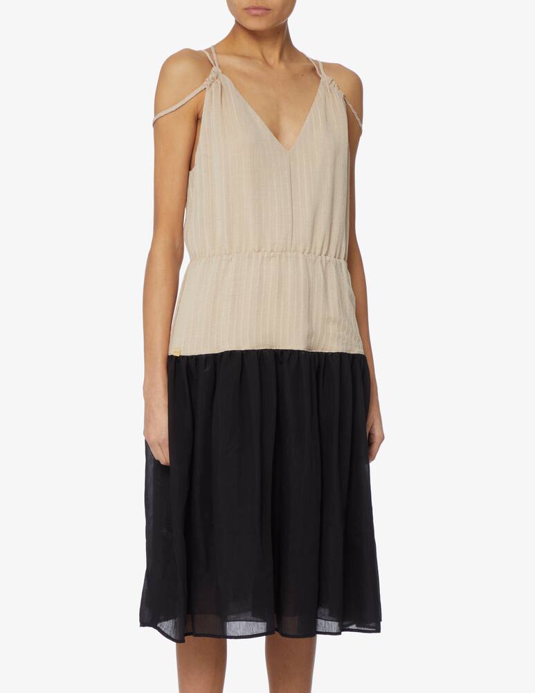 rinascente Manila Grace Midi dress with flounce