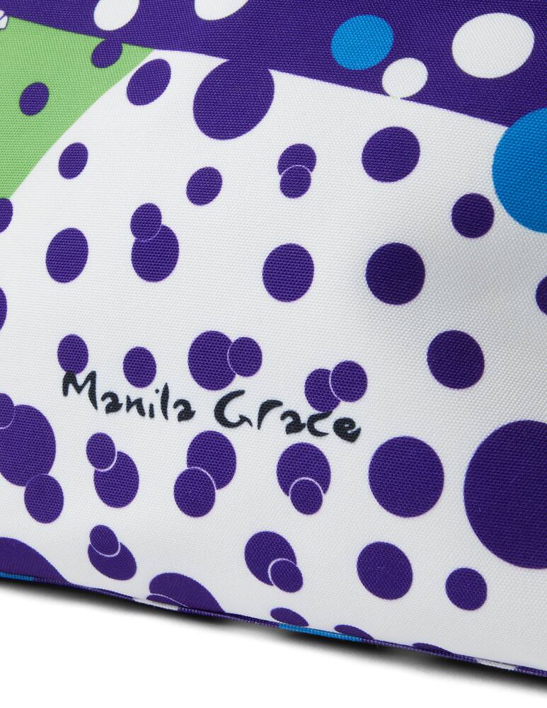 rinascente Manila Grace Borsa shopper da spiaggia con stampa pois