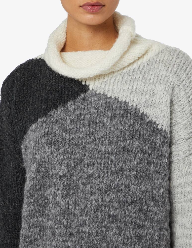 rinascente Manila Grace High neck sweater - Grey