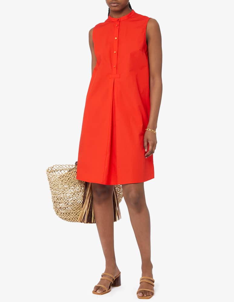 rinascente Manila Grace Sleeveless dress with pleat