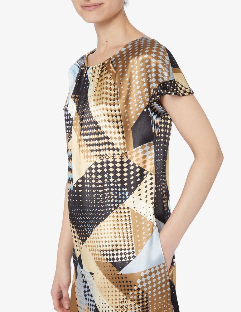 rinascente Manila Grace Vestito in viscosa a sacchetto