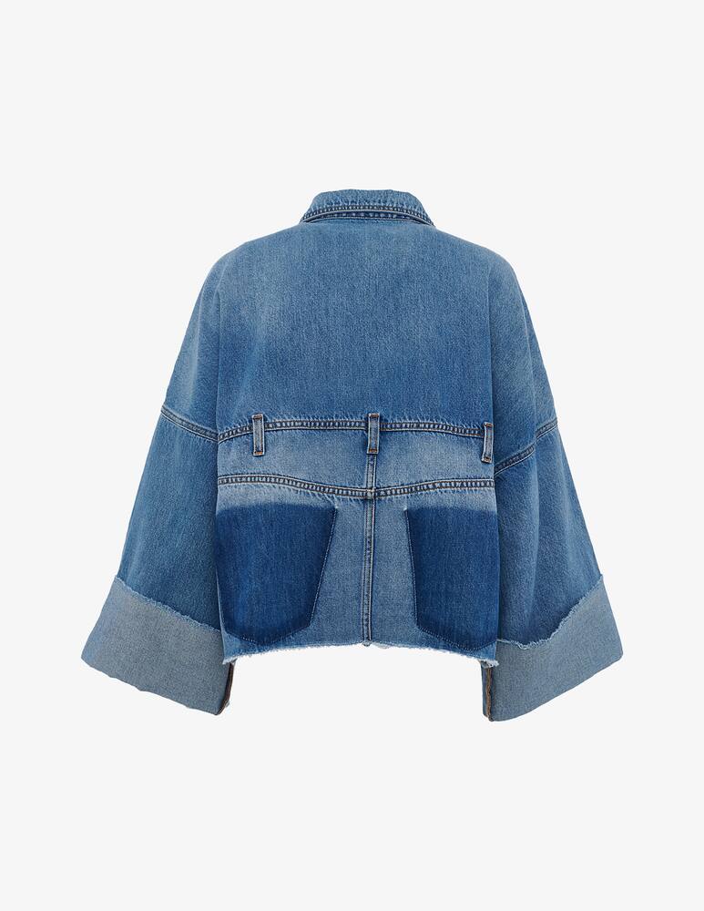 Manila Grace Denim buttoned jacket - picture 2
