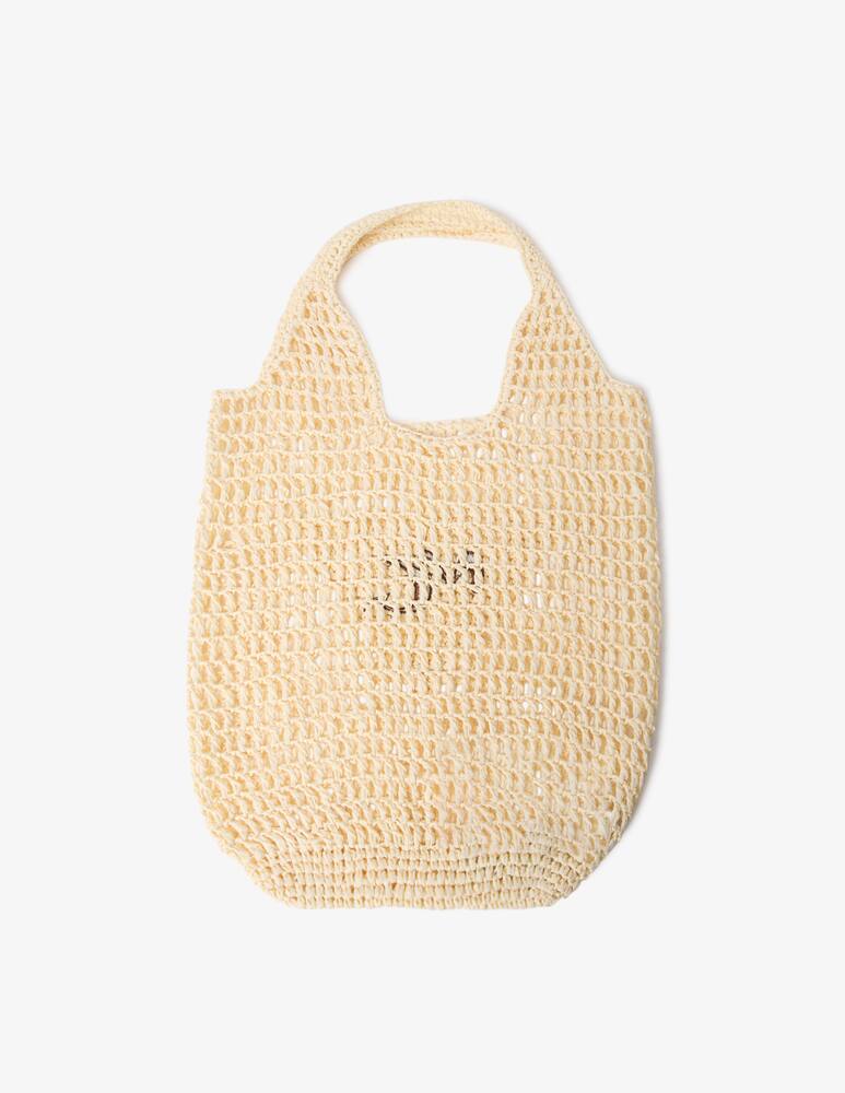 rinascente Manila Grace Raffia net tote bag