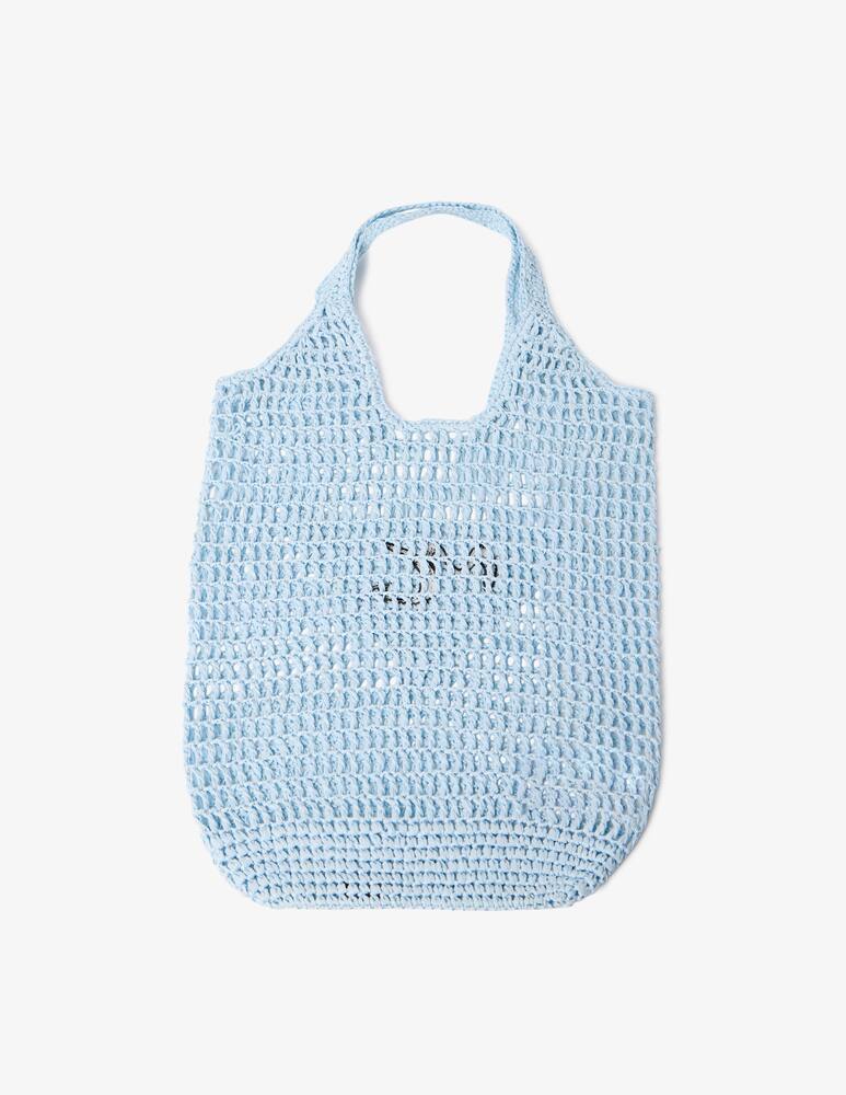 rinascente Manila Grace Raffia mesh tote bag