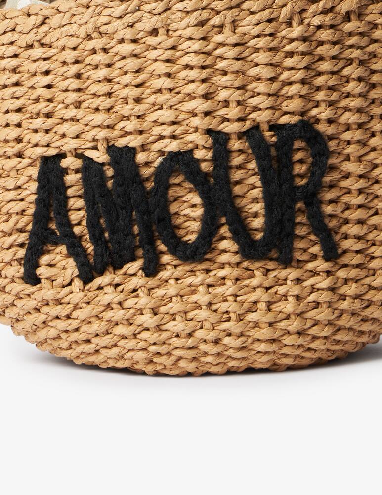 rinascente Manila Grace Amour straw basket bag