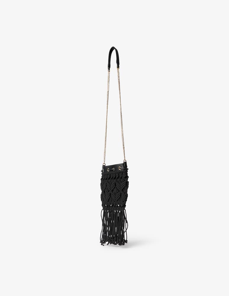 rinascente Manila Grace Macramé bucket bag