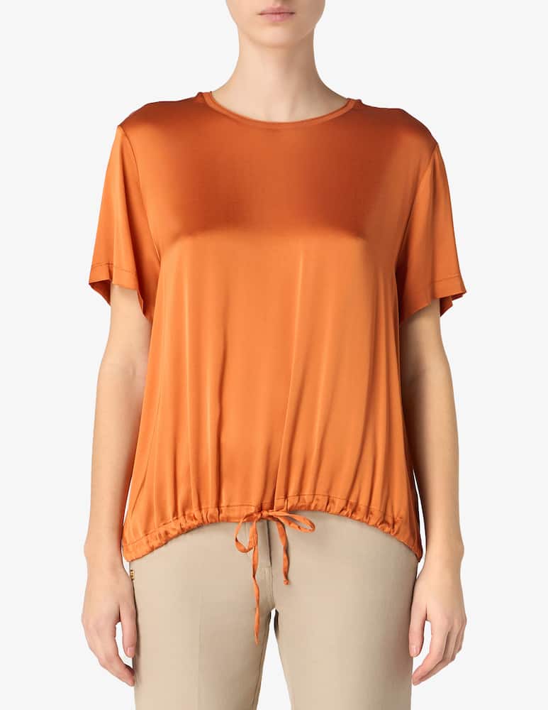 Manila Grace T-shirt con coulisse - immagine 1 Manila Grace T-shirt con coulisse - immagine 1