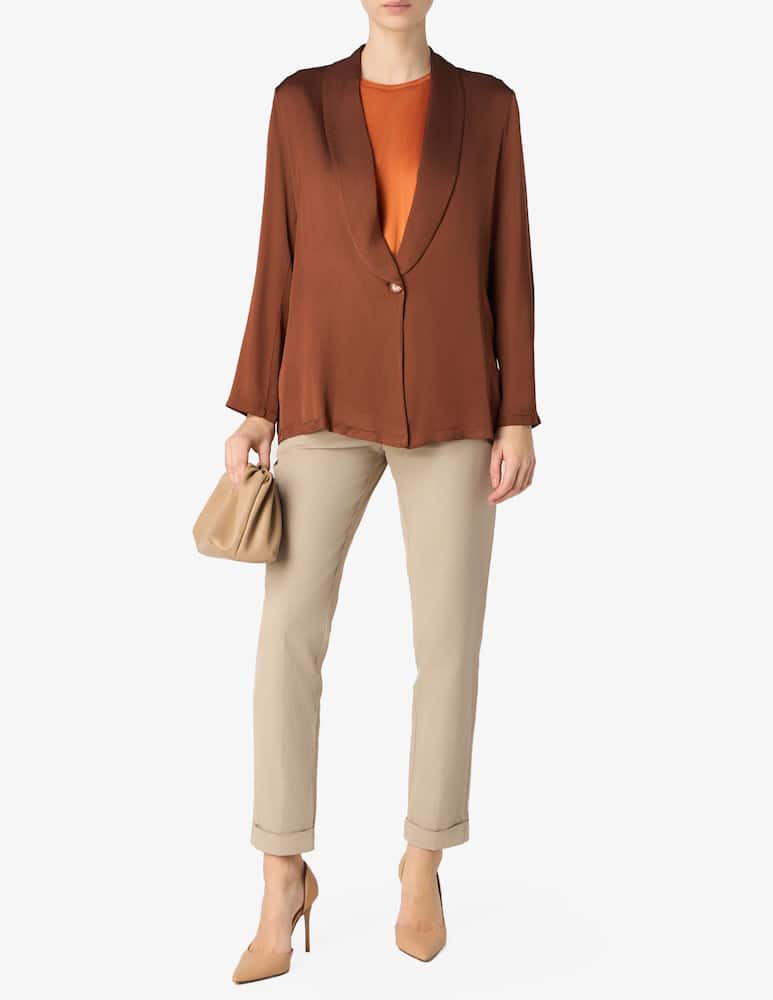 Manila Grace T-shirt con coulisse - immagine 2 Manila Grace T-shirt con coulisse - immagine 2