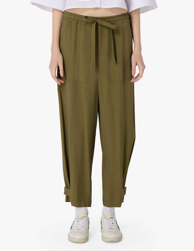 Manila Grace Pantaloni con coulisse - immagine 1 Manila Grace Pantaloni con coulisse - immagine 1