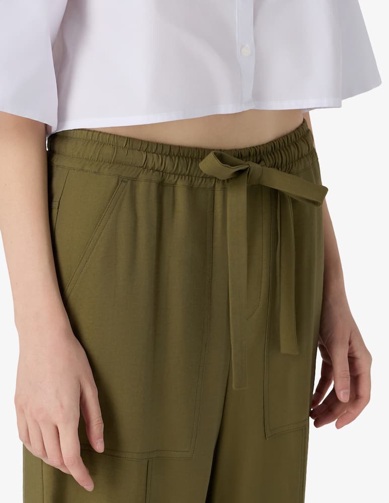 Manila Grace Pantaloni con coulisse - immagine 4 Manila Grace Pantaloni con coulisse - immagine 4