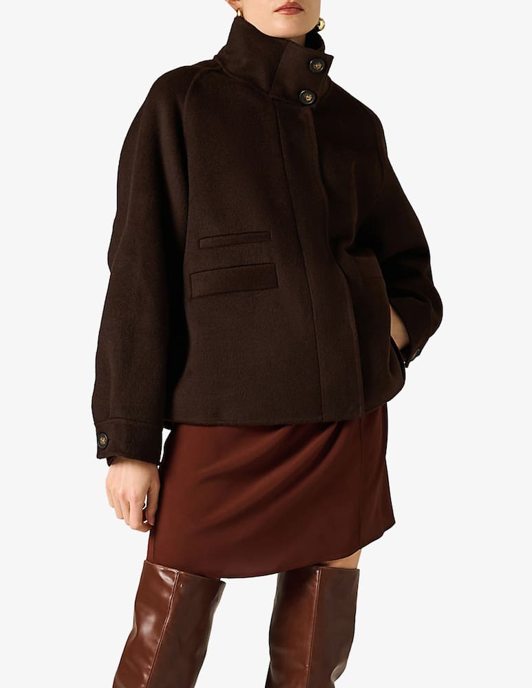 rinascente Manila Grace Cropped buttoned coat