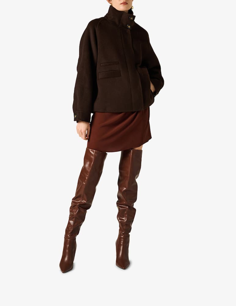 rinascente Manila Grace Cropped buttoned coat