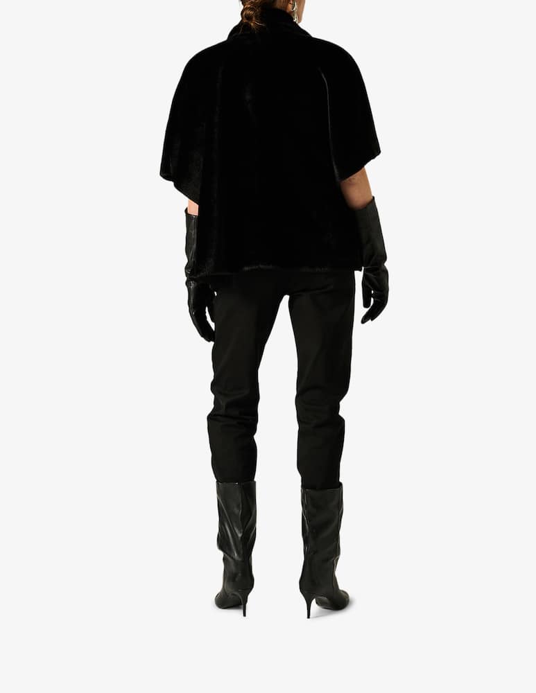 rinascente Manila Grace Faux fur cape