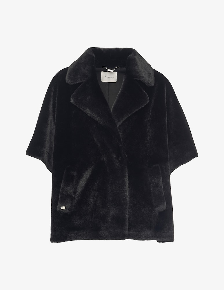 rinascente Manila Grace Faux fur cape