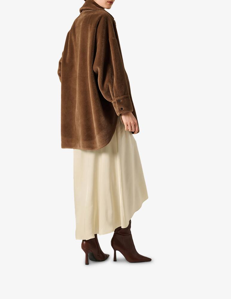 rinascente Manila Grace Faux fur buttoned jacket