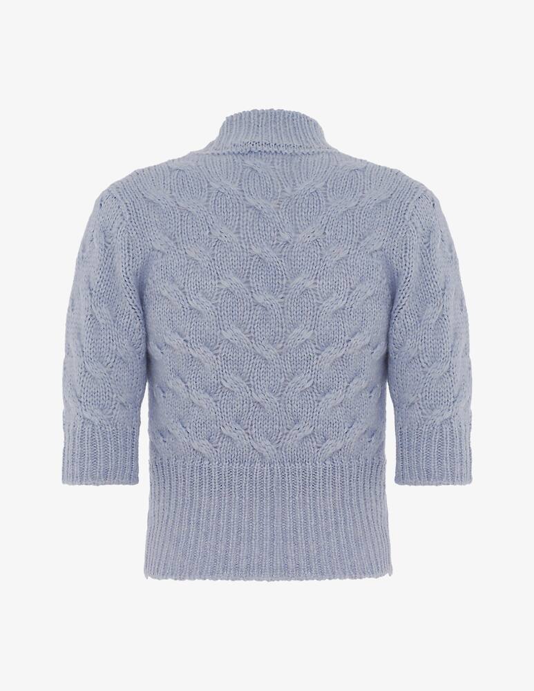 rinascente Manila Grace Cable knit short-sleeve jumper