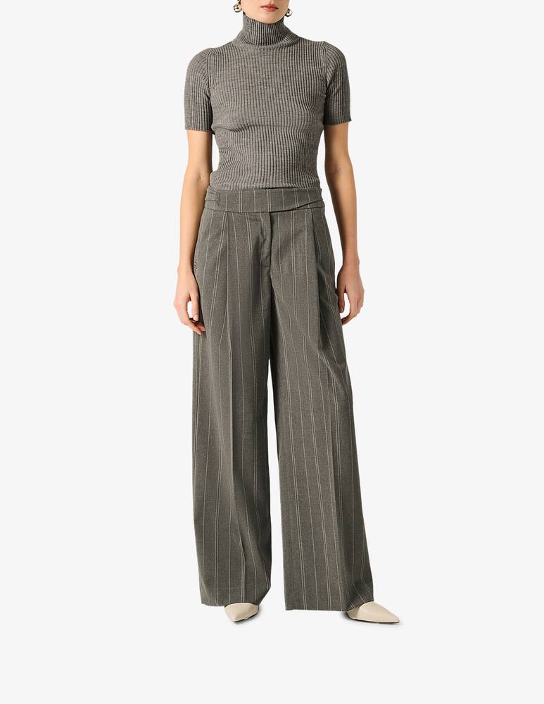 Manila Grace Pantaloni a righe straight - immagine 2 Manila Grace Pantaloni a righe straight - immagine 2