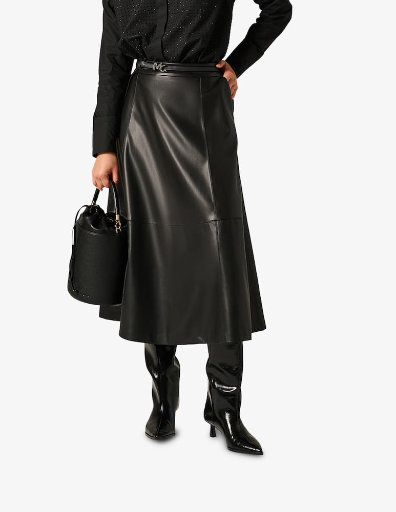 rinascente Manila Grace Gonna svasata similpelle