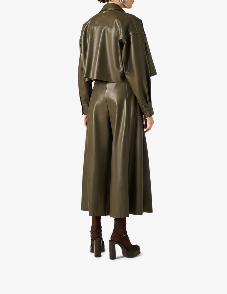 rinascente Manila Grace Faux leather shirt