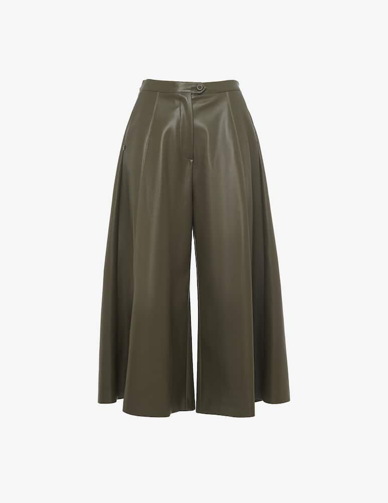 Manila Grace Pantaloni culotte in similpelle - immagine 1 Manila Grace Pantaloni culotte in similpelle - immagine 1
