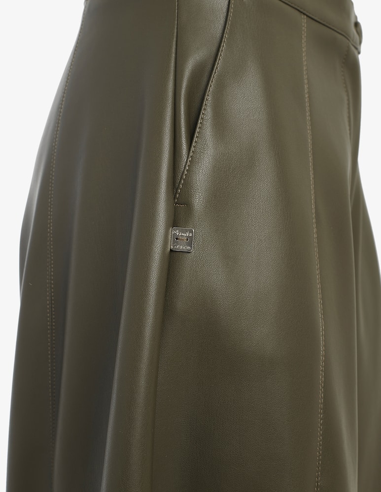 Manila Grace Pantaloni culotte in similpelle - immagine 3 Manila Grace Pantaloni culotte in similpelle - immagine 3