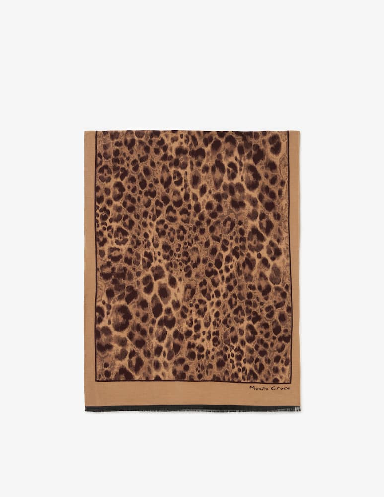 rinascente Manila Grace Animalier print foulard