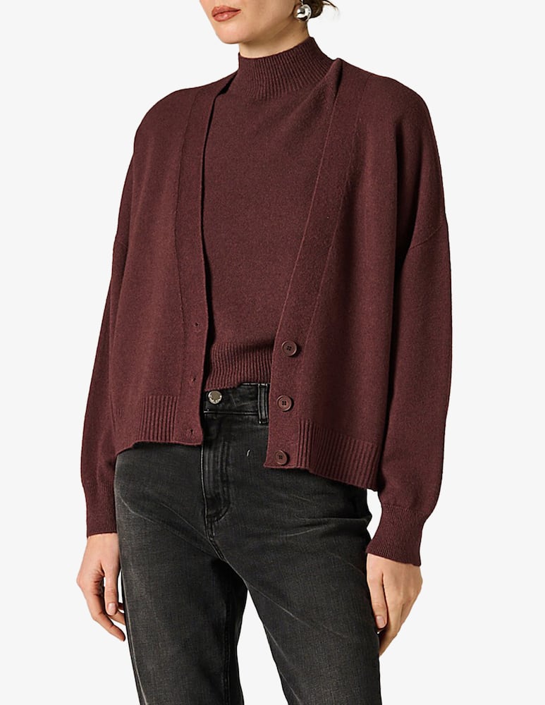 rinascente Manila Grace Ribbed button cardigan