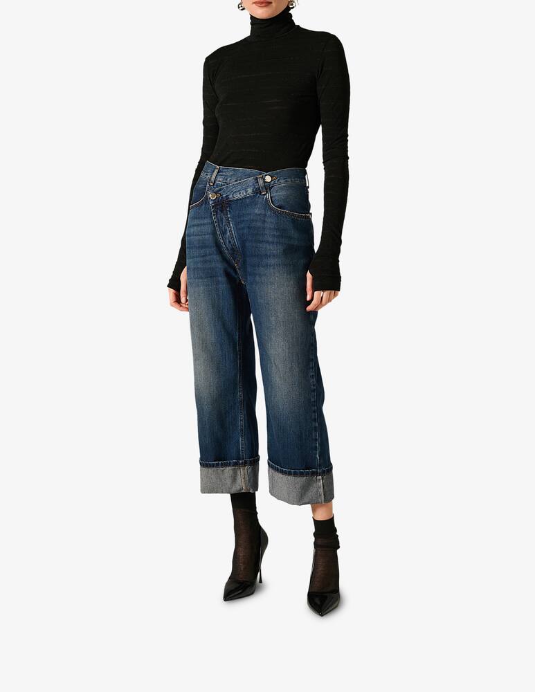 rinascente Manila Grace Asymmetric denim trousers