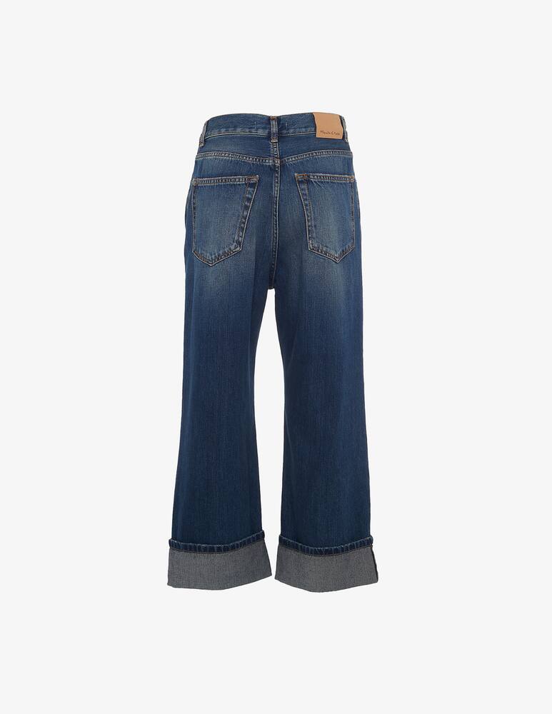 rinascente Manila Grace Asymmetric denim trousers