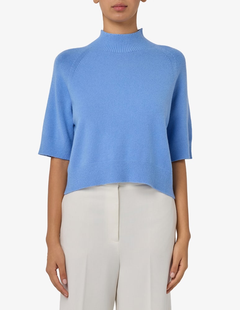 rinascente Manila Grace High-neck short sleeve jumper