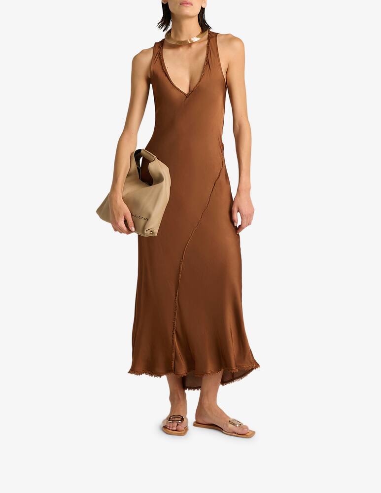 rinascente Manila Grace Frayed dress