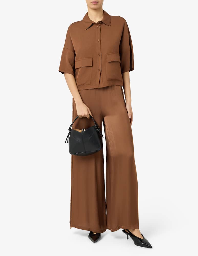 rinascente Manila Grace Cropped short sleeve shirt