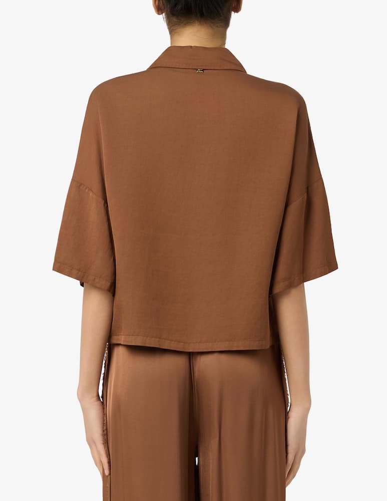 rinascente Manila Grace Cropped short sleeve shirt