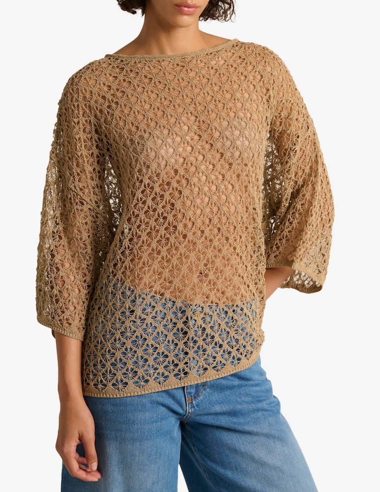 rinascente Manila Grace Crochet knit top