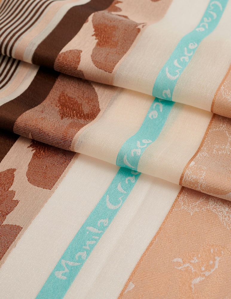 rinascente Manila Grace Foulard jacquard righe