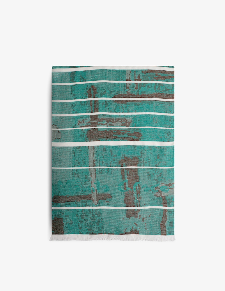 rinascente Manila Grace Foulard jacquard a righe