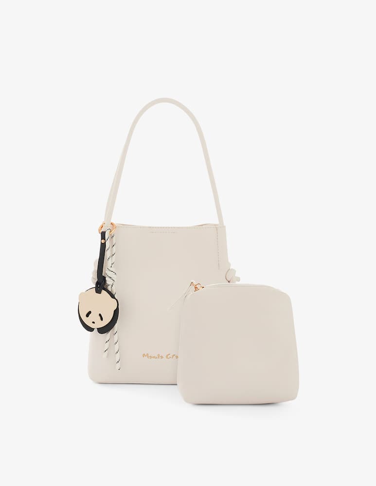 rinascente Manila Grace Tote bag with bear charm