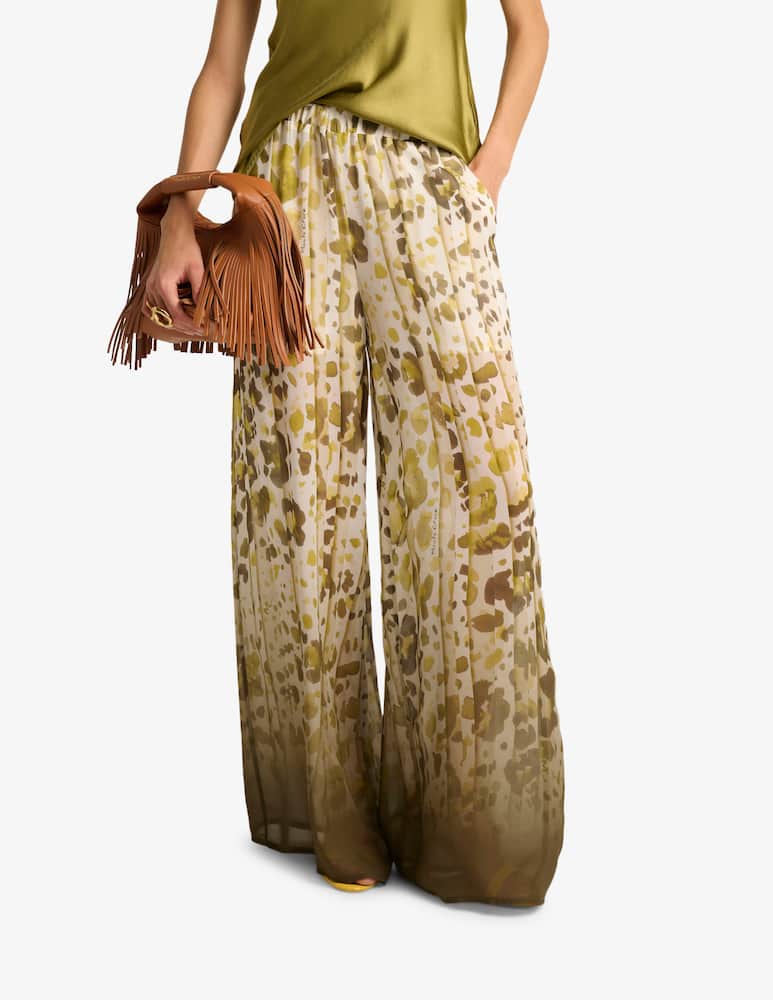 rinascente Manila Grace Printed wide-leg trousers