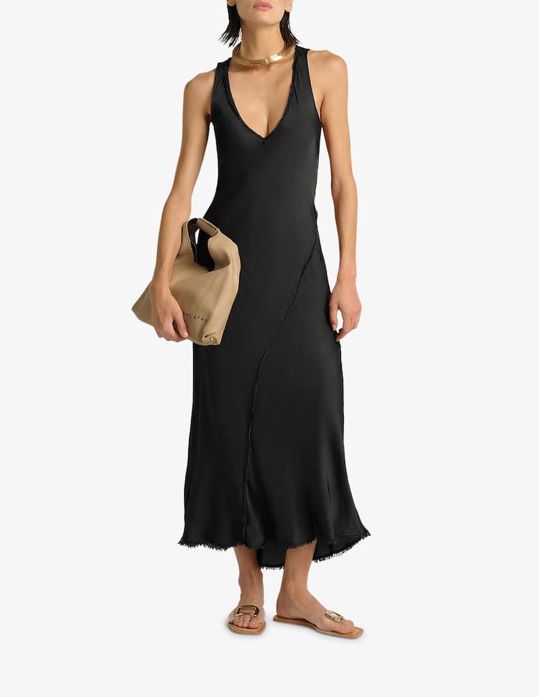 rinascente Manila Grace Fringe hem dress