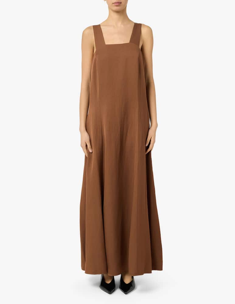 rinascente Manila Grace Long linen dress