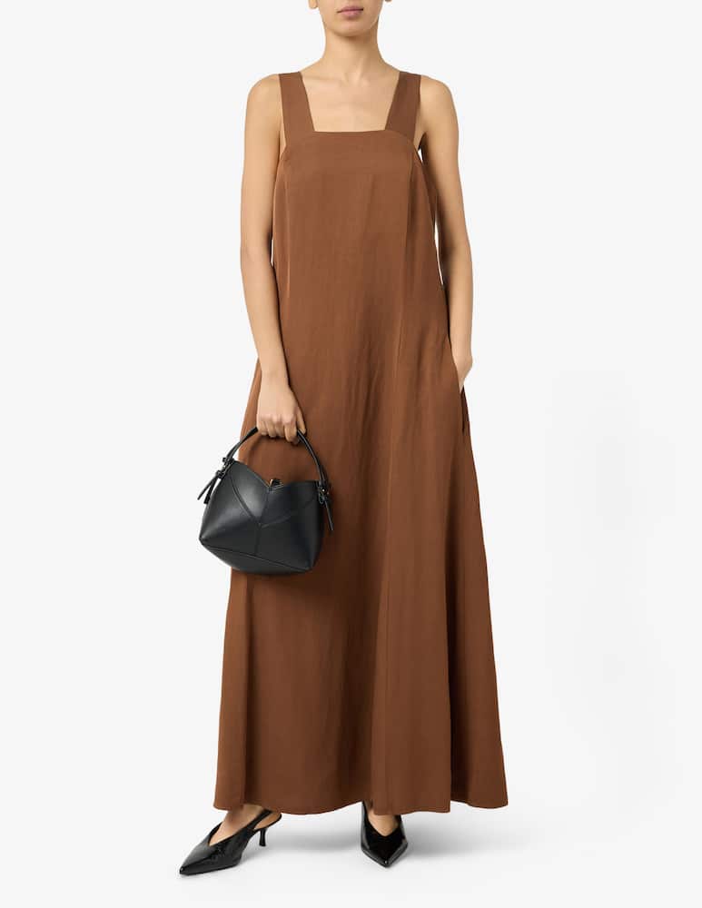 rinascente Manila Grace Long linen dress