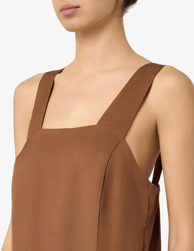 rinascente Manila Grace Long linen dress