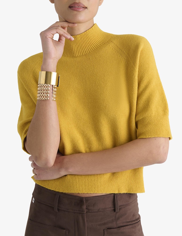rinascente Manila Grace Short mock neck jumper