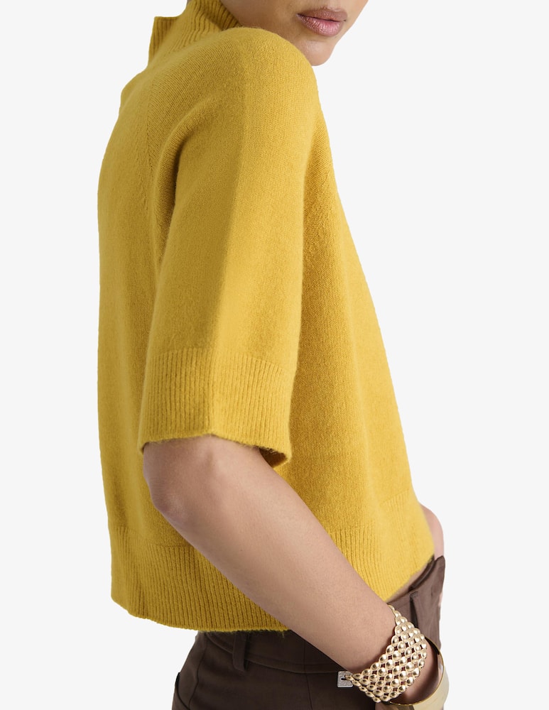 rinascente Manila Grace Short mock neck jumper