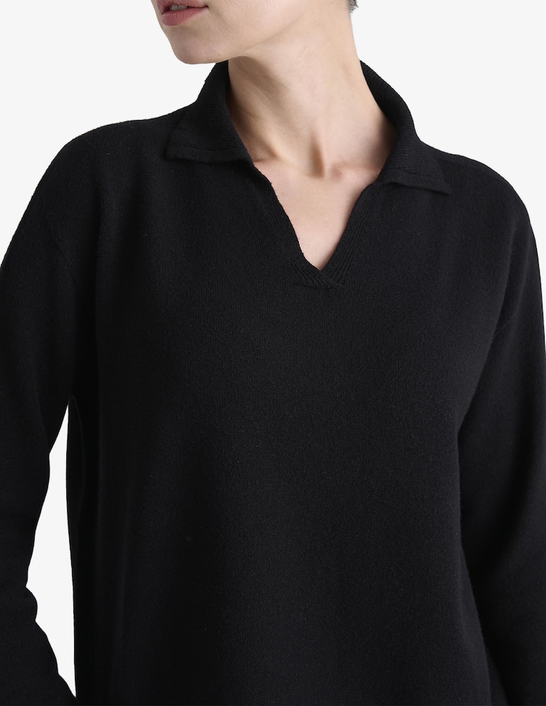 Manila Grace Polo collar jumper - picture 2 Manila Grace Polo collar jumper - picture 2